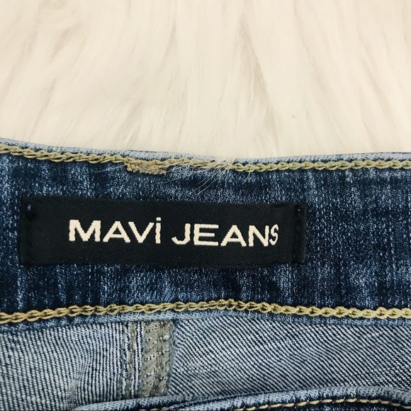 NWT!! Mens Mavi Organic Cotton Blend Move Zach Straight Leg Jean Rich Indigo - Picture 6 of 10